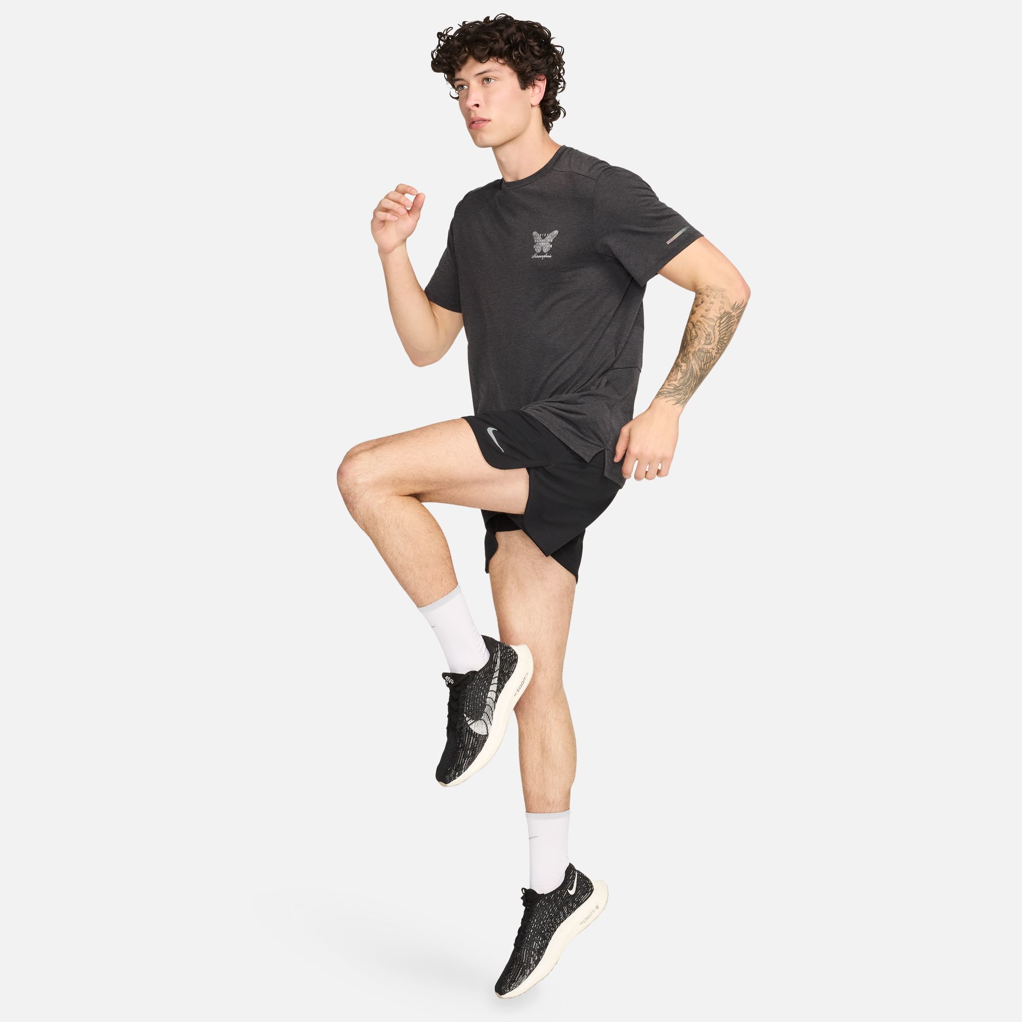 Rise 365 Running Division Tee Herre 010/Black/Black/Summit White