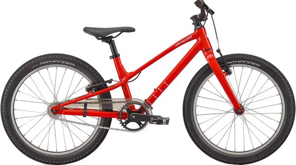 JETT 20 SINGLESPEED Kinder- und Jugendvelo  gloss flo red white  20 ZOLL