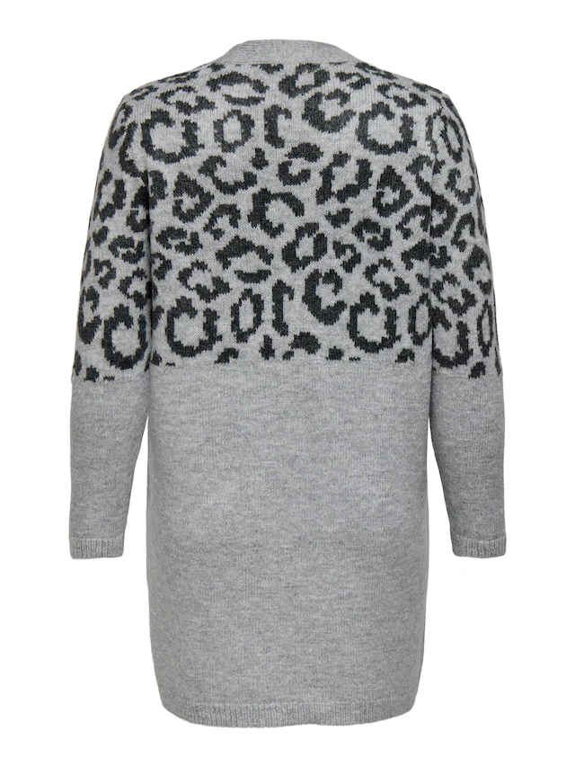 ONLY CARMAKOMA Strickjacke »CARJADE ANIMAL L/S CARDIGAN KNT NOOS«