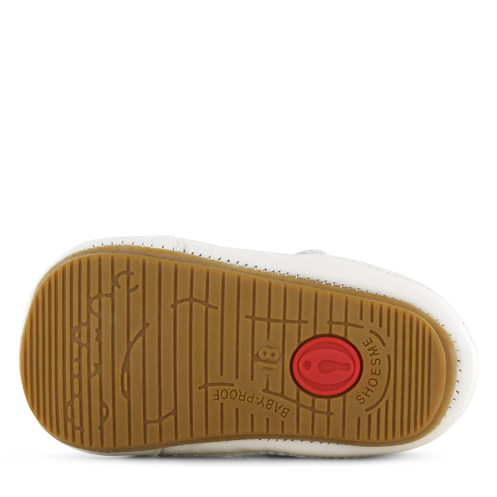 Shoesme wit BABY-PROOF® schoentje Leer | Uni schoenen