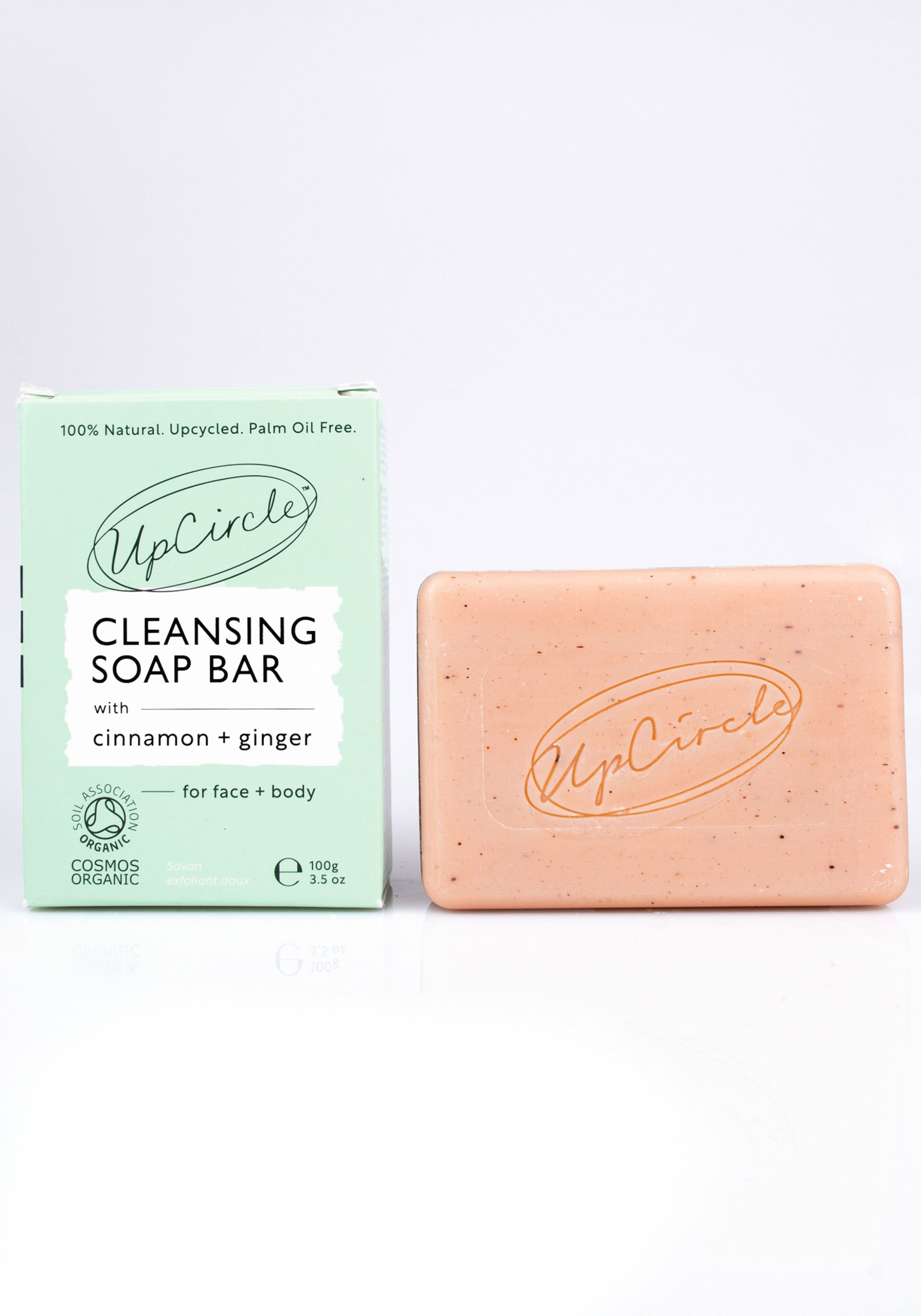 UpCircle Reinigungsseife Cleansing Soap Bar Cinnamon, Ginger