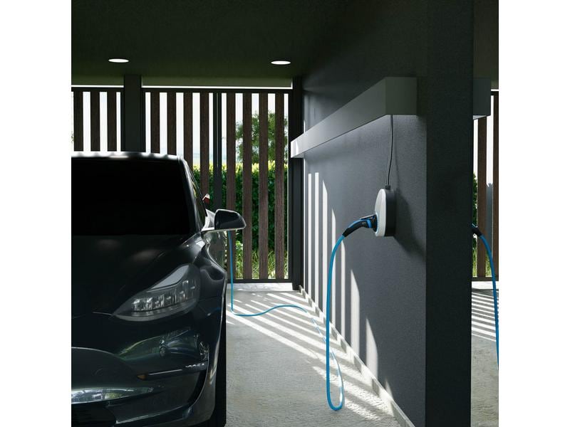 go-e Ladestation Gemini 11 kW Smarte Ladestation 11 kW mit 1.8 Meter Anschlusskabel für dauerhafte Installation