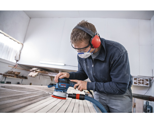 Bosch Professional GEX 40-150 excenterschuurmachine inclusief 1 x schuurblad en schuurzool (150 mm)