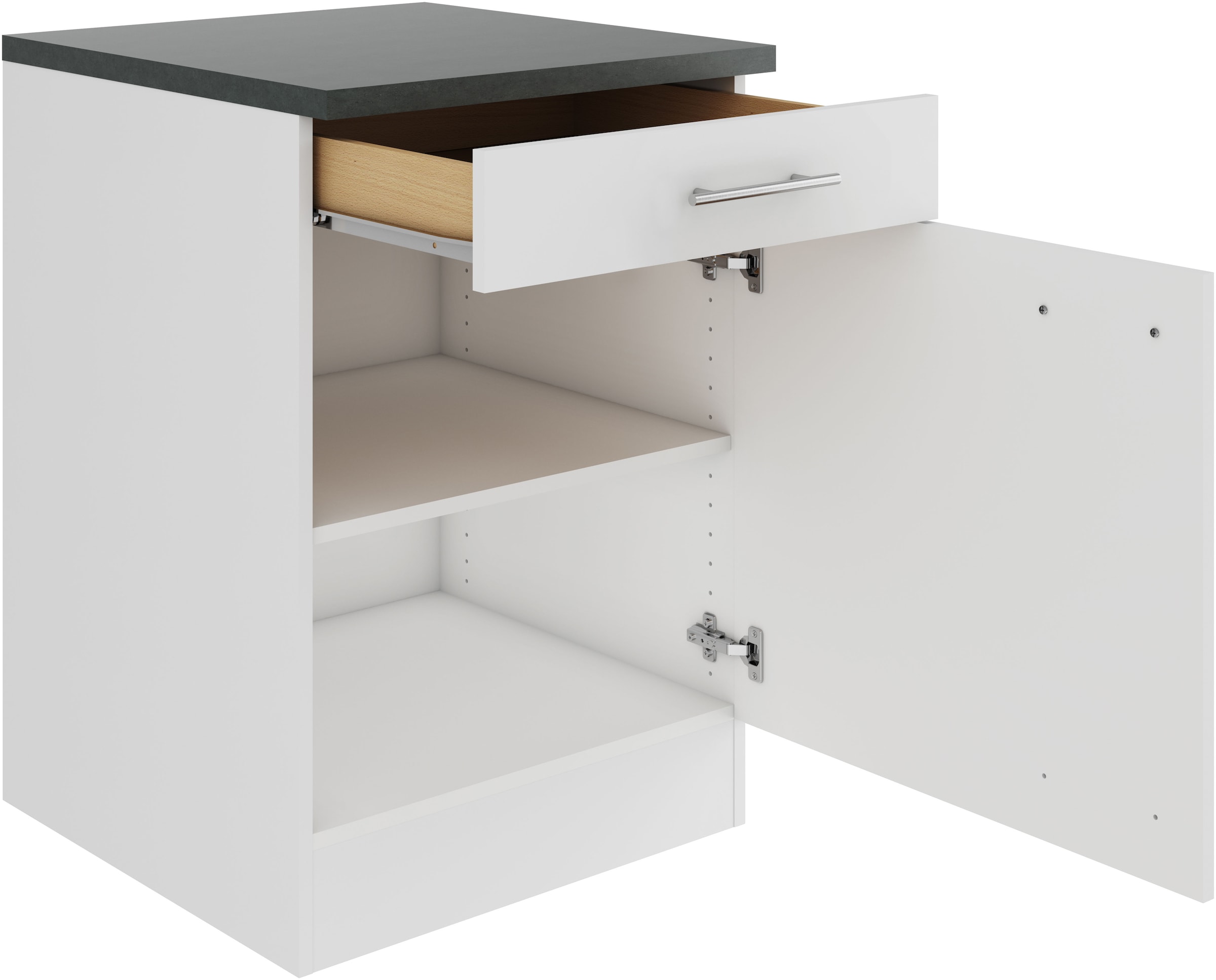 OPTIFIT Unterschrank »Bella« Breite 60 cm, 1 Tür, 1 Einlegeboden, 1 Schubkasten