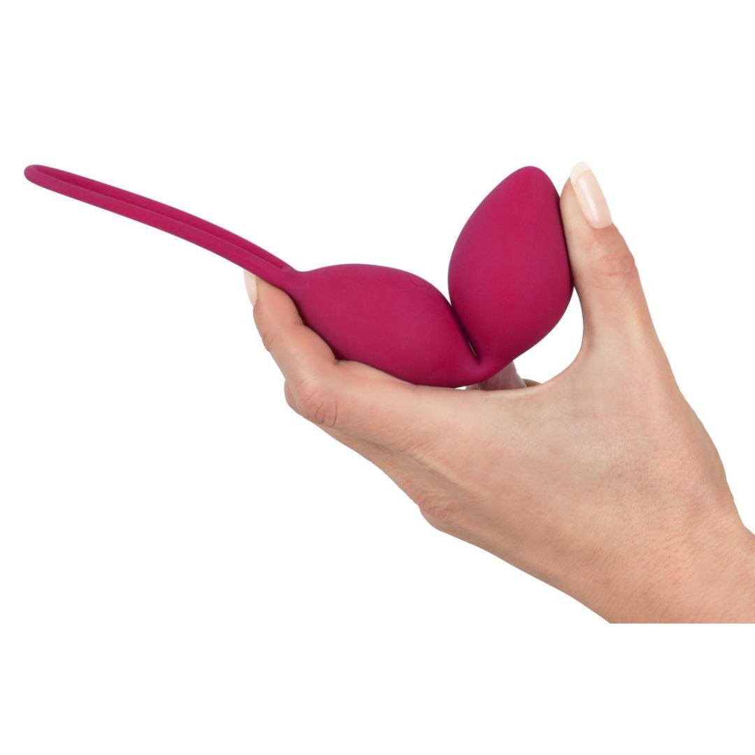 Vibro-Ei „Love Balls“ für Beckenbodentraining, 84g | Mit Fernbedienung, 10 Vibrationsmodi | LUST