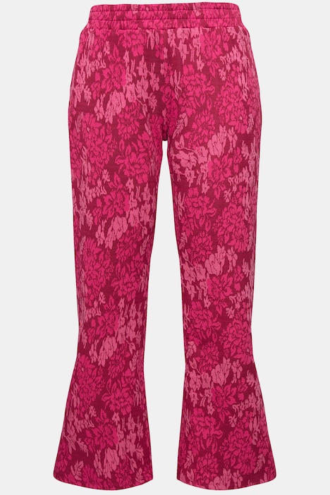 Hose, Blumenmuster, Elastikbund