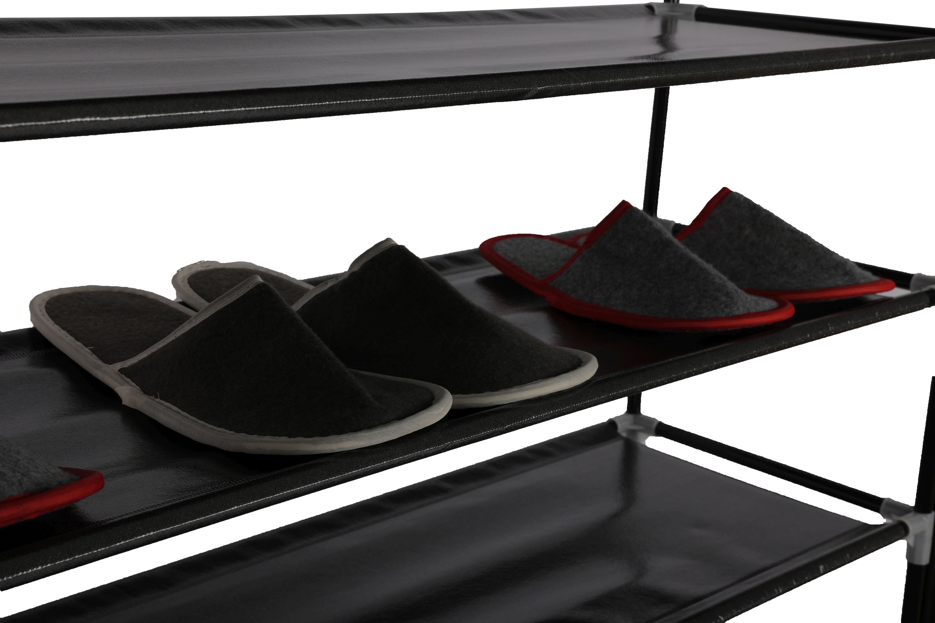 Schuhregal 10 Tablare schwarz