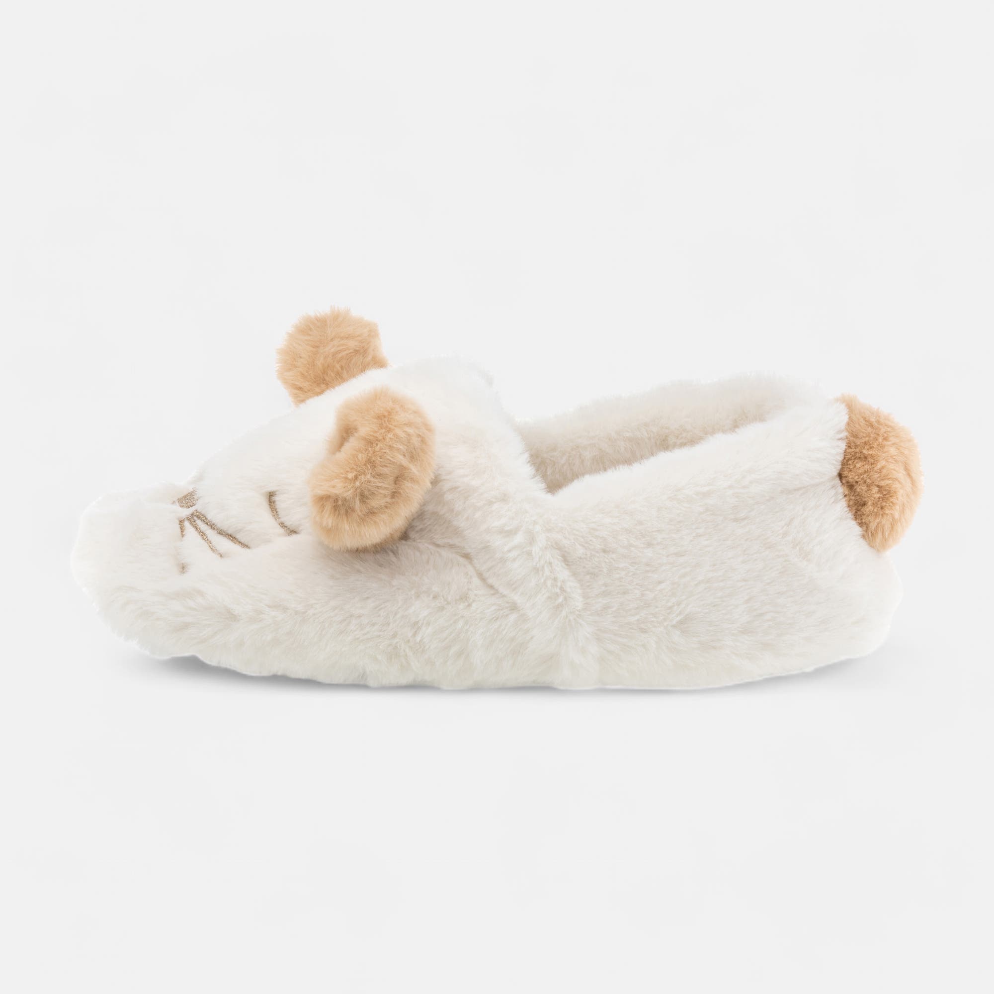 Chaussons ballerines Femme beige