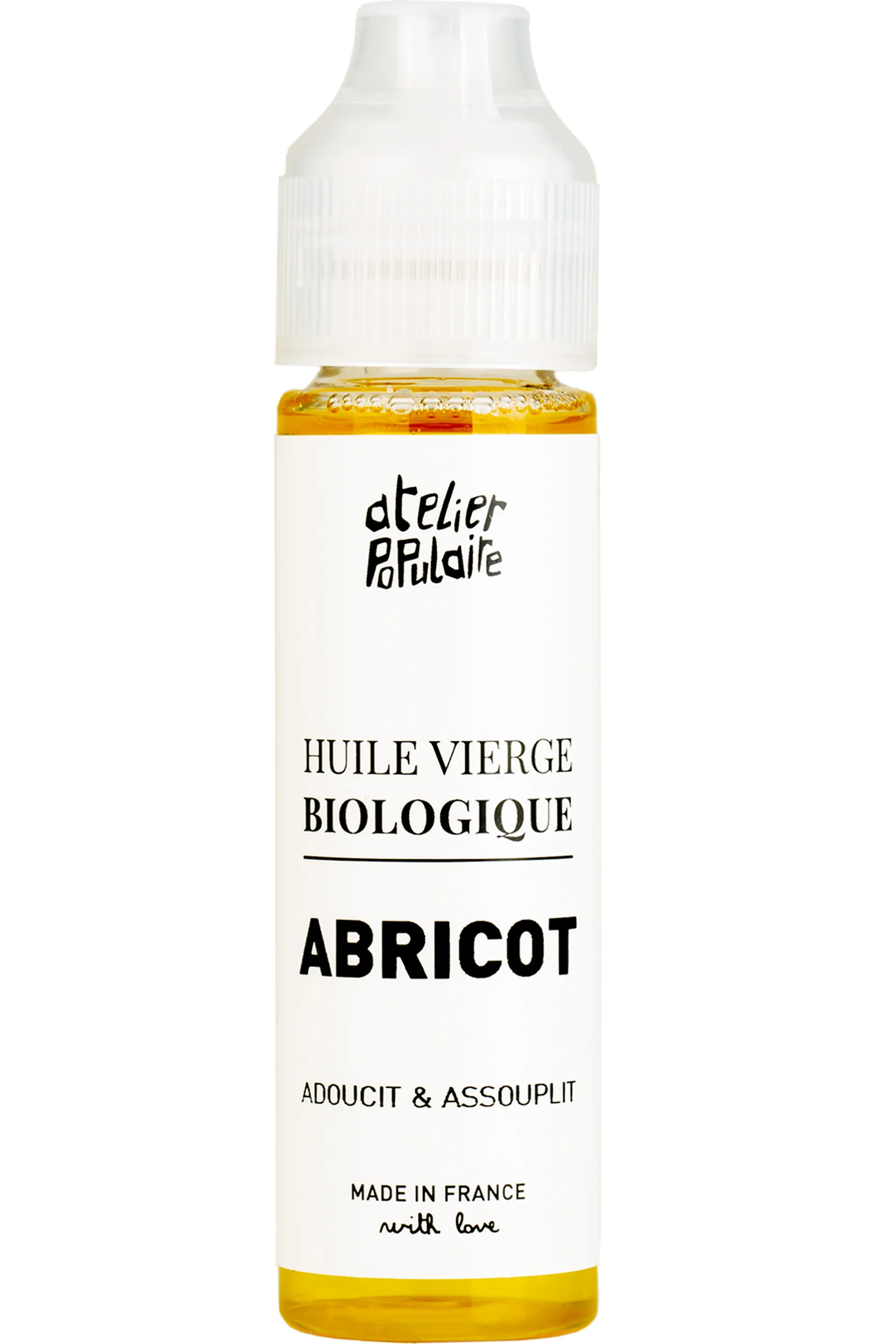 Atelier Populaire Huile vierge d’abricot bio-60 ml