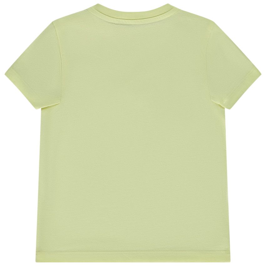 T-shirt manches courtes print fantaisie pour bébé garçon - Jaune