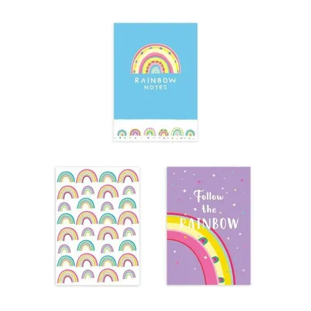 Trendhaus Good Feelings Notizbücher A6, 3er Set