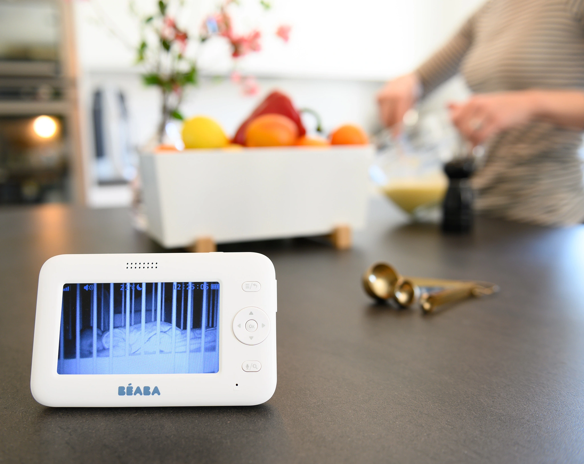 Babymonitor VIDEO ZEN + in weiß