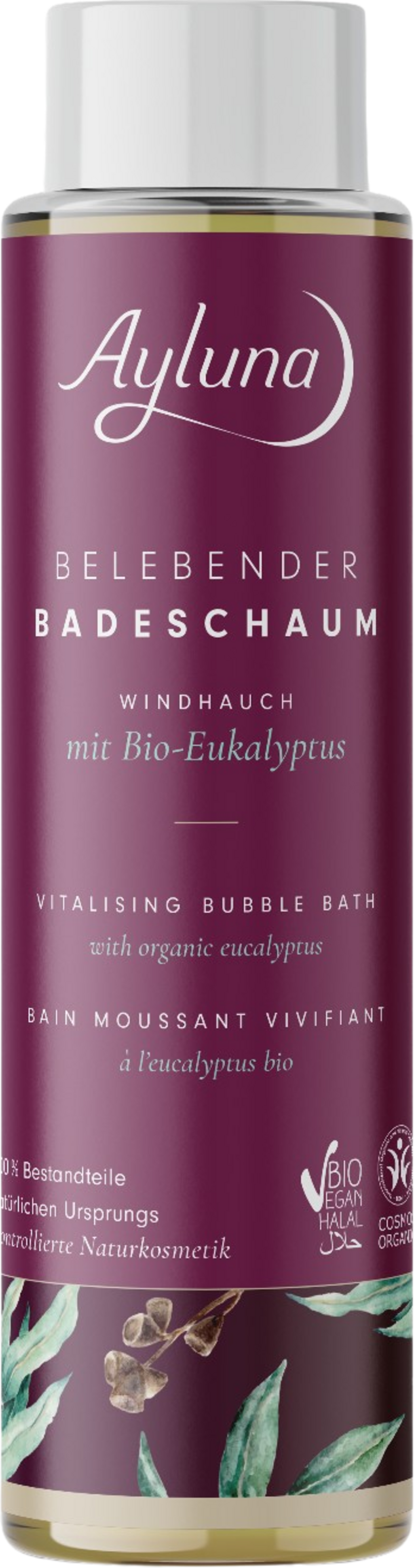 Ayluna  Belebender Badeschaum Windhauch, 400 ml