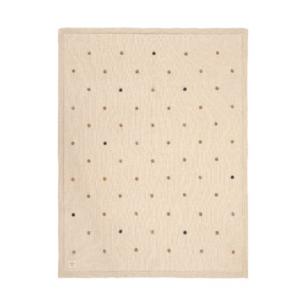 Laessig Dots Deken Nature 80 x 100 cm