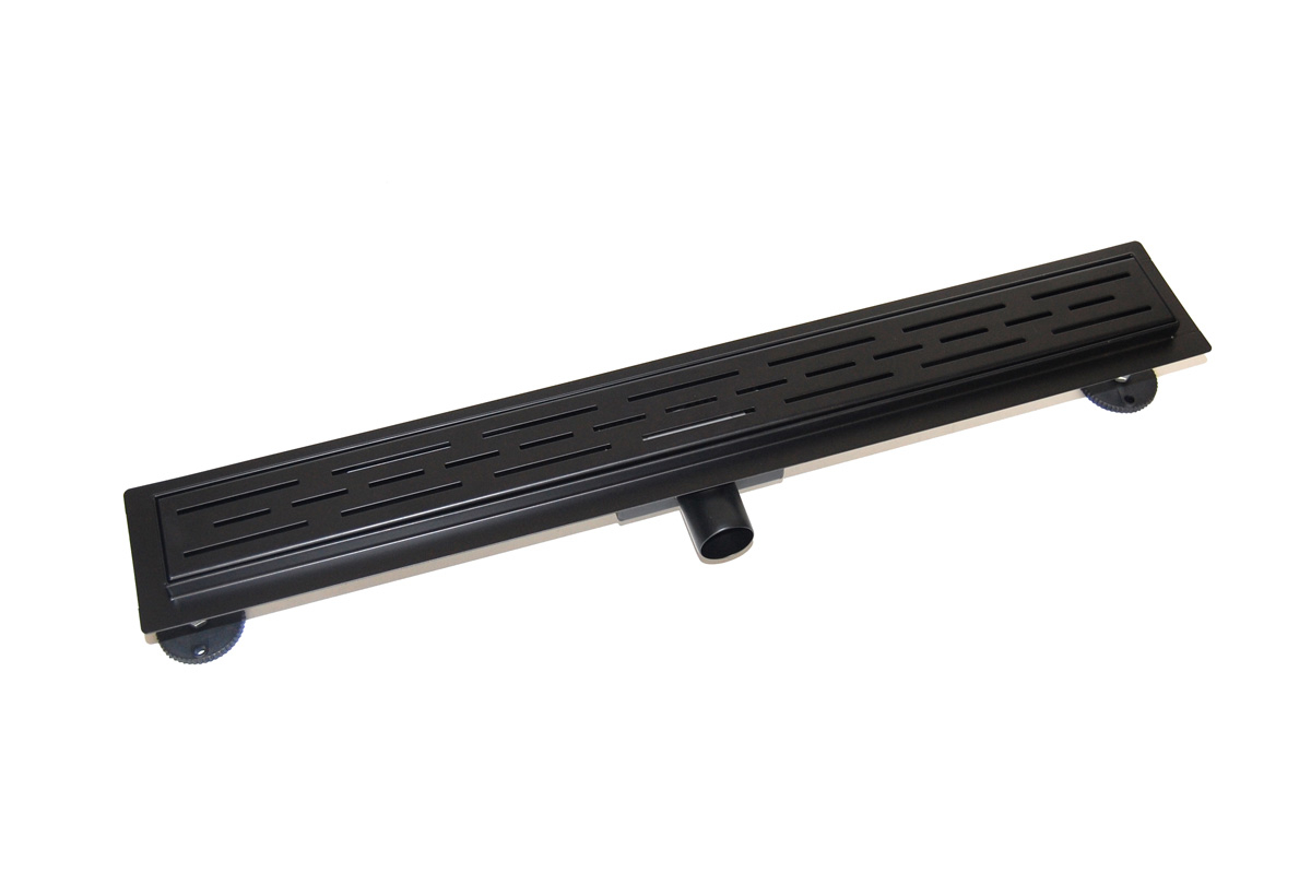 Badstuber douchegoot 60cm zwart