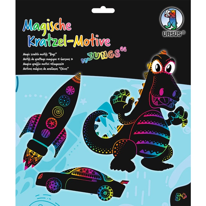 Ursus - Magische Kratzel-Motive - Jungs