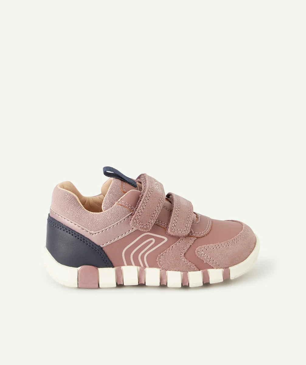 GEOXBASKETS IUPIDOO BÉBÉ FILLE ROSE ET BLEU