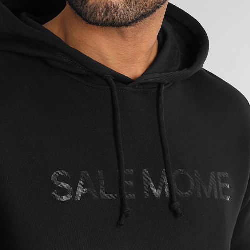 Sweat Capuche Carbone Gorille Noir
