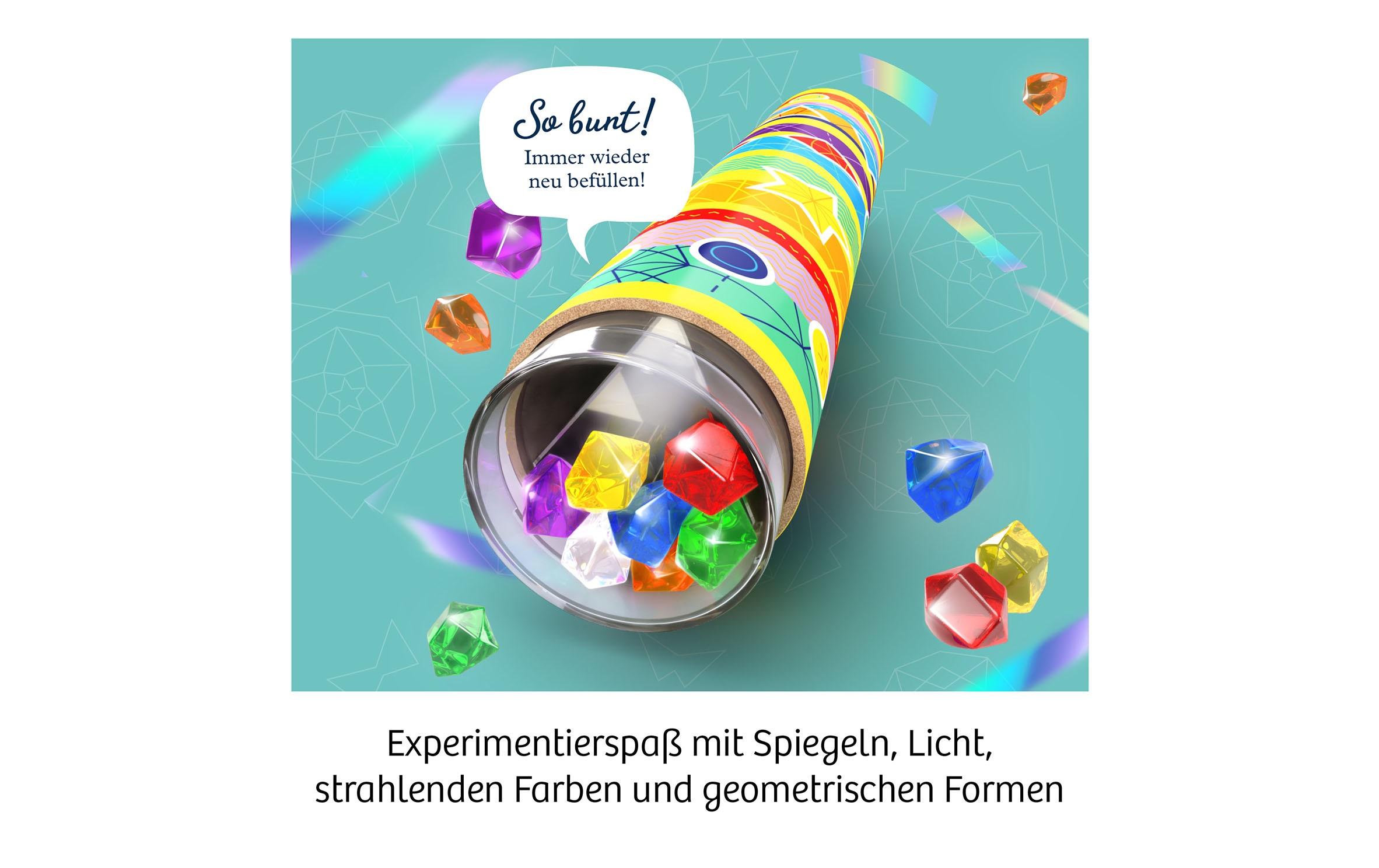 Experimentierkasten KaleidoskopExperimentierspass mit Spiegeln, Licht und strahlenden Farben!