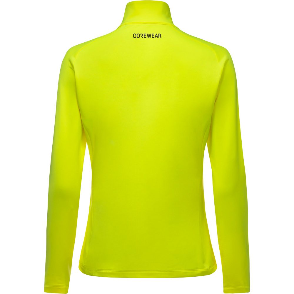 GOREWEAR Everyday Mid 1/4-Zip Damen neon gelb