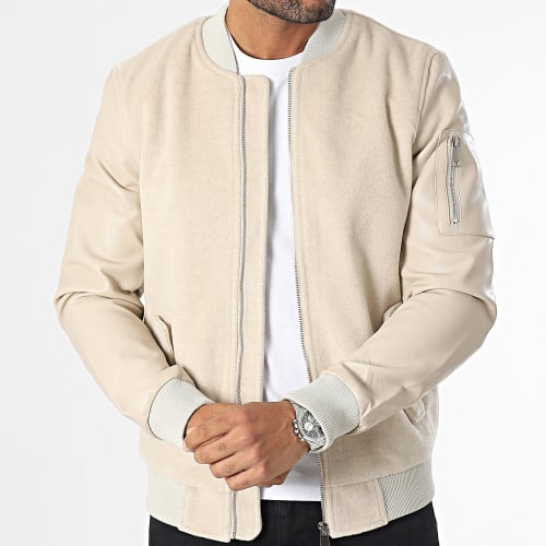 Veste Bomber Beige