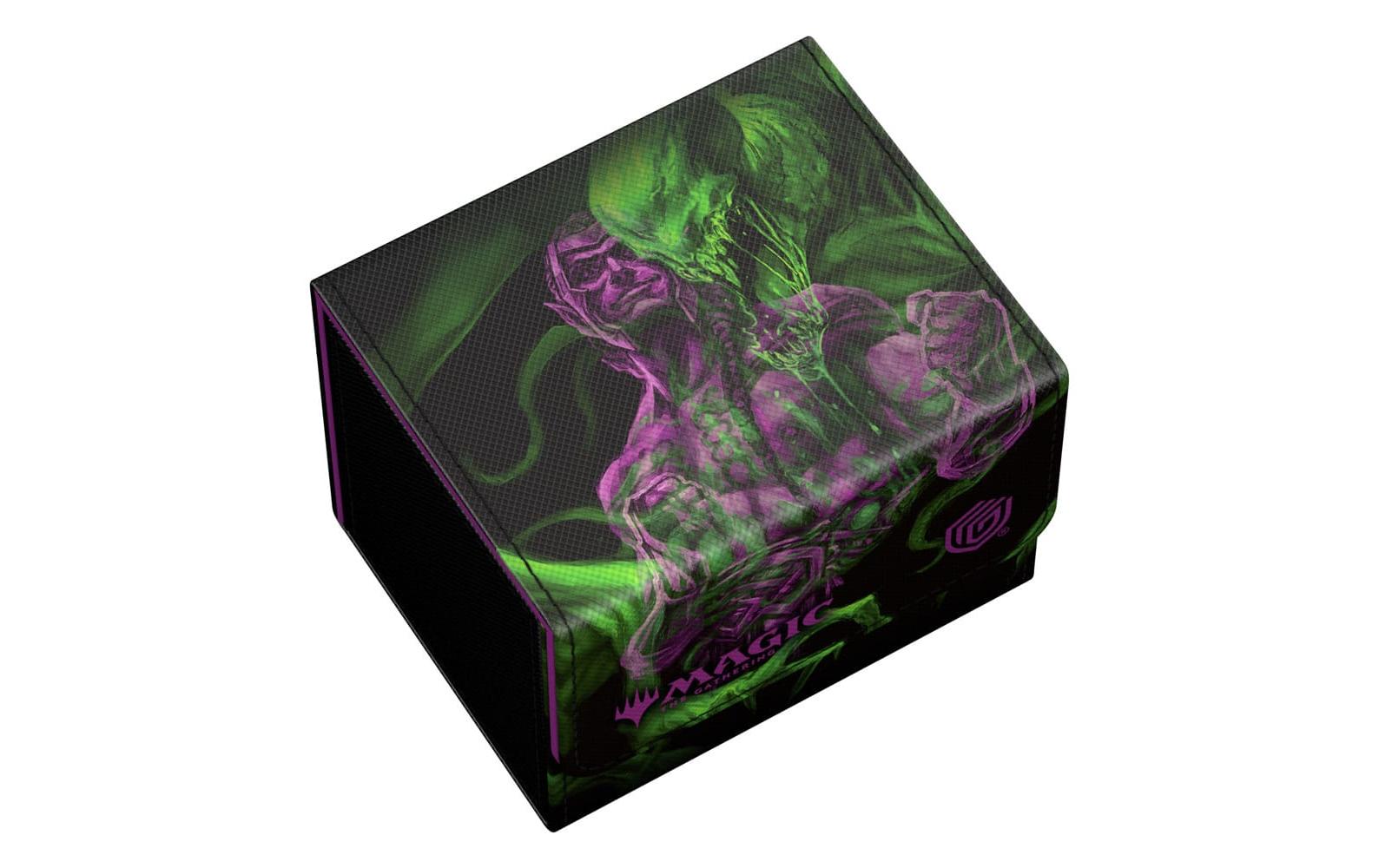 Kartenbox Sidewinder 100+ Xenoskin Duskmourn TyvarZur Aufbewahrung von Sammelkarten in Standardgrösse