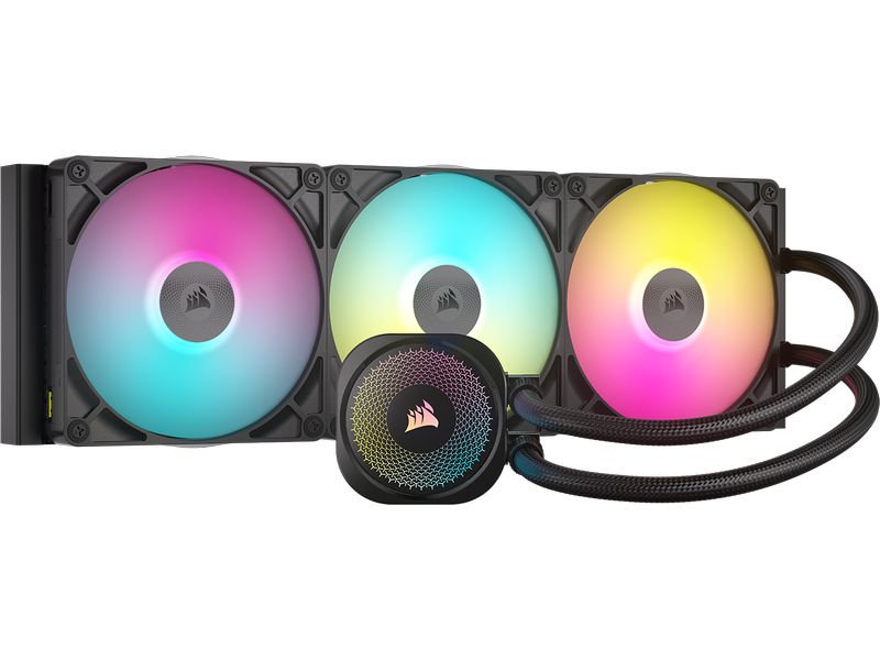 Corsair Wasserkühlung CORSAIR iCUE LINK TITAN 420 RX RGB RGB Wasserkühlung mit 140mm Lüfter