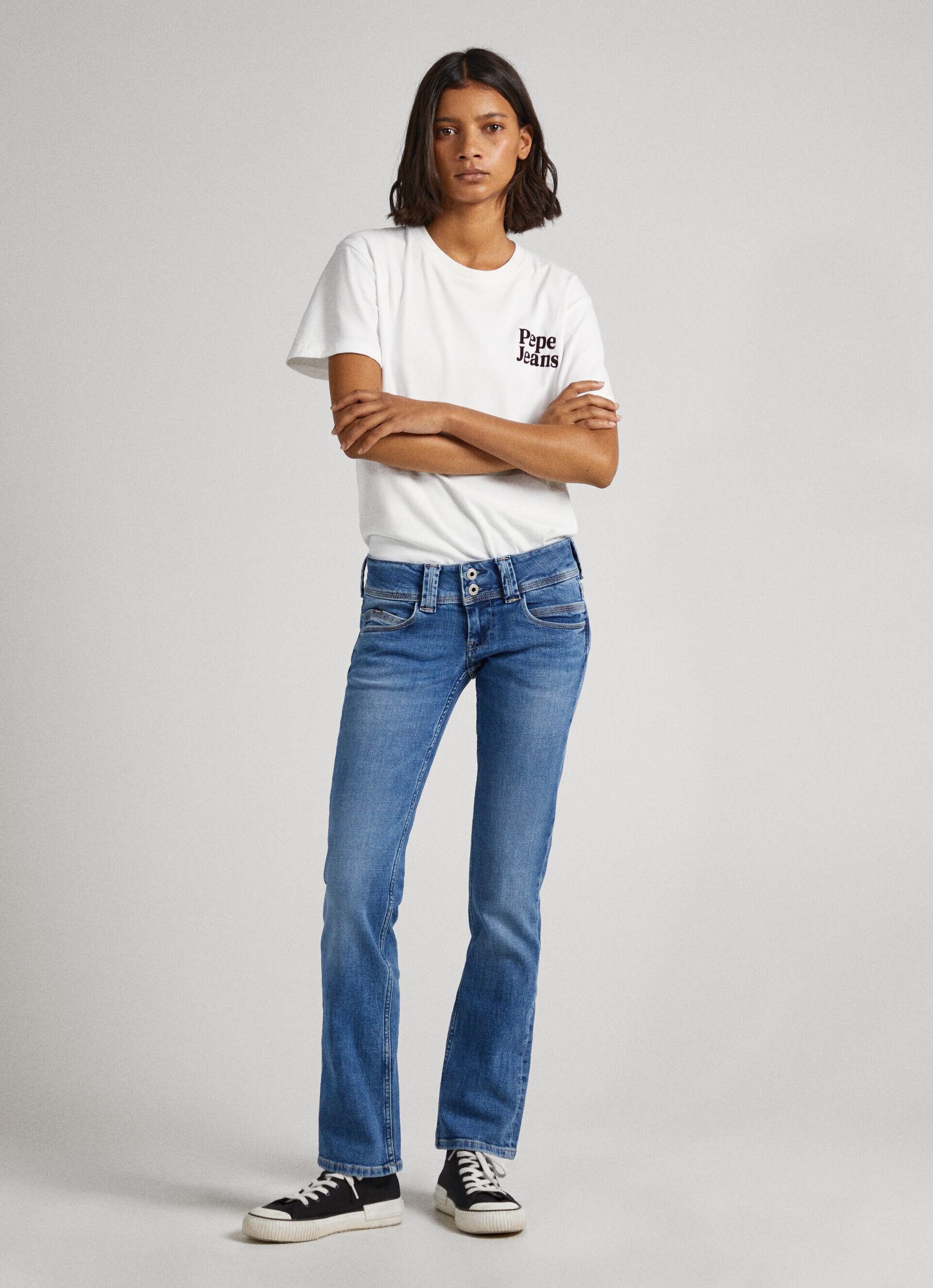 JEANS VENUS FIT REGULAR TIRO BAJO - denim