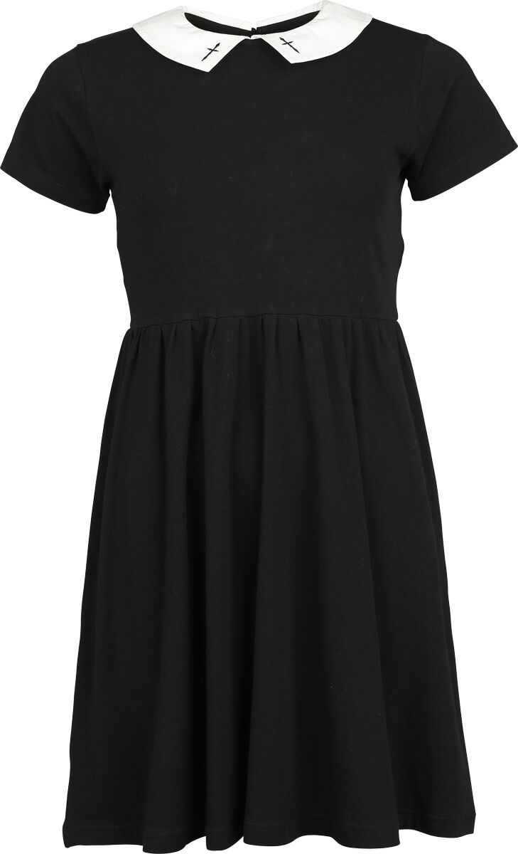 Robe Broderie Croix | Gothicana by EMP Robe courte