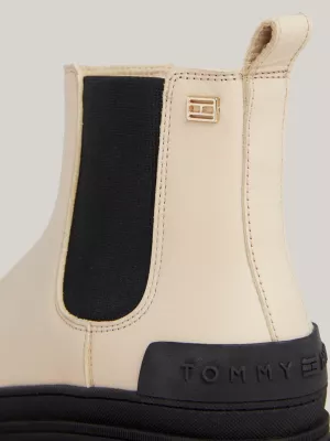 Botas casuais de couro até o tornozelo