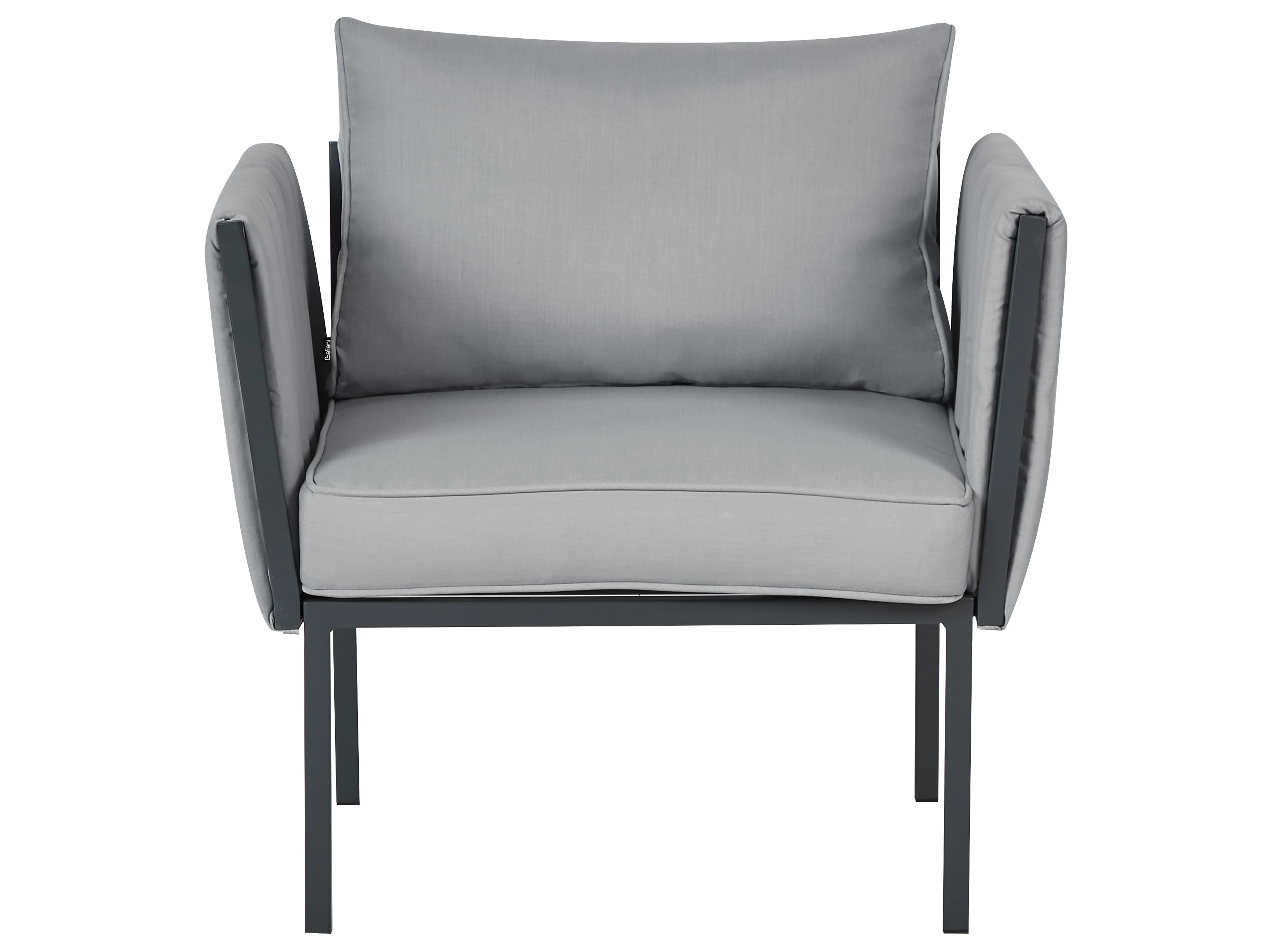Loungeset met tafel 5-zits SKALA Metaal Donkergrijs