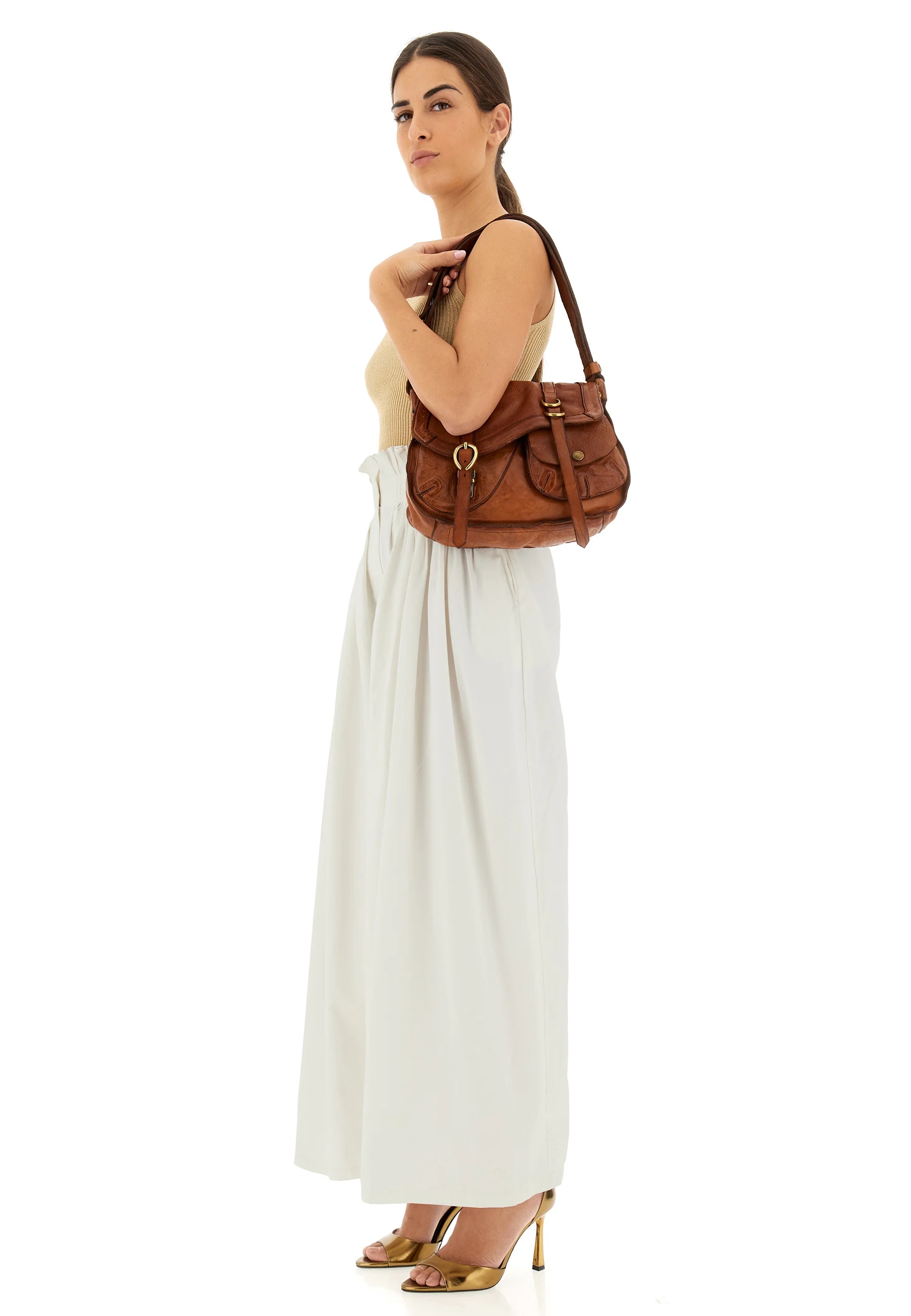 ARYA - Sac porté épaule | Marron