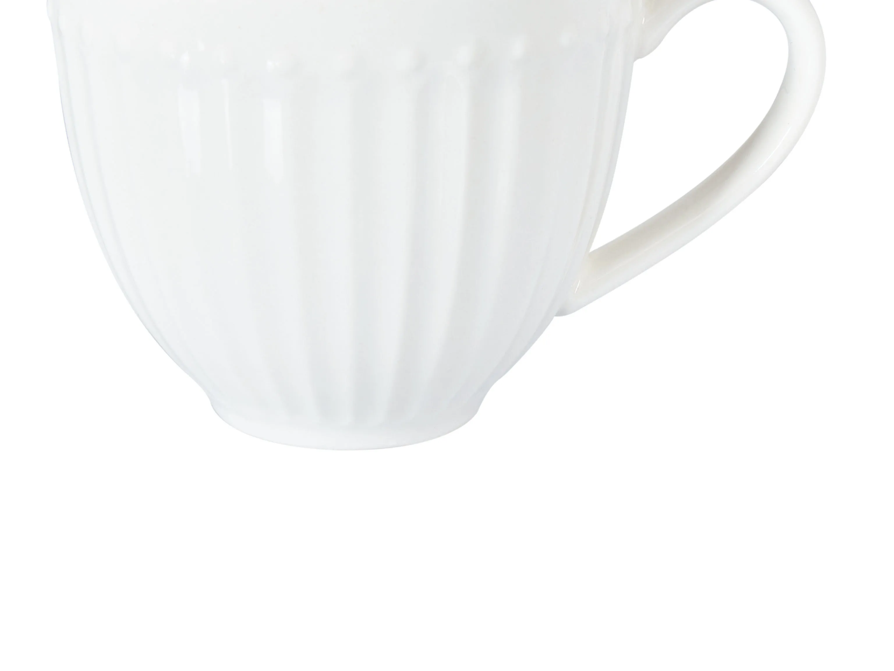 Set van 4 kopjes met schotels COWSLIP Porselein Wit