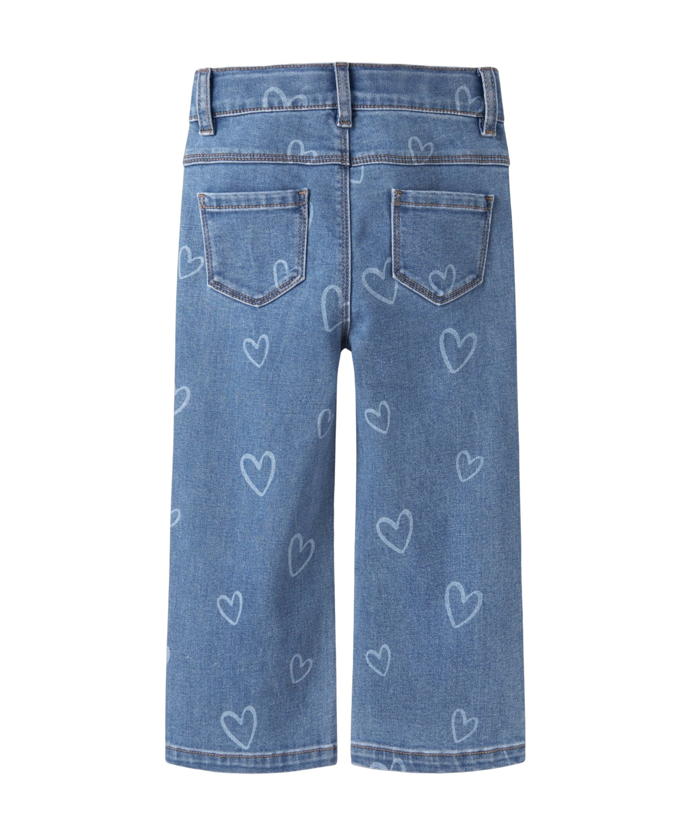 Name it NMFROSE WIDE AOP JEANS 4044-ON NOOS meisjes jeans blauw