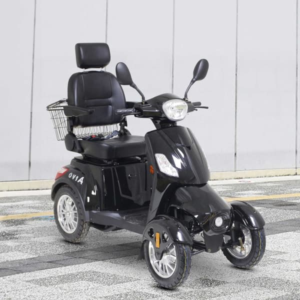 Arvo Elektrisk Scooter for Eldre P400 Svart