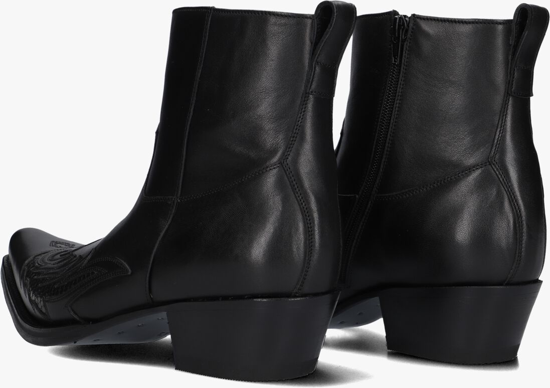 zwarte sendra cowboylaarzen 12185p