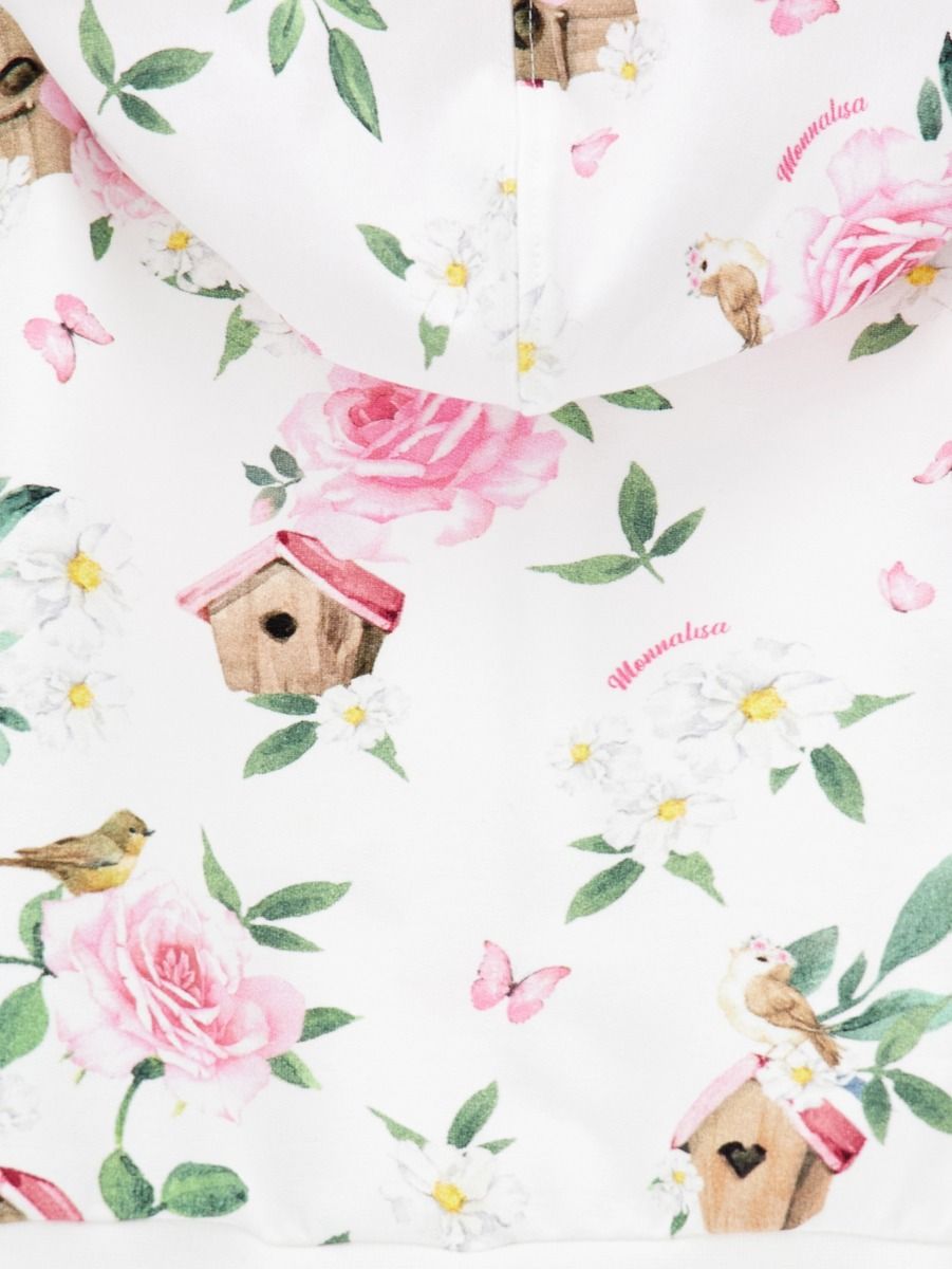 Monnalisa Floral Sweater