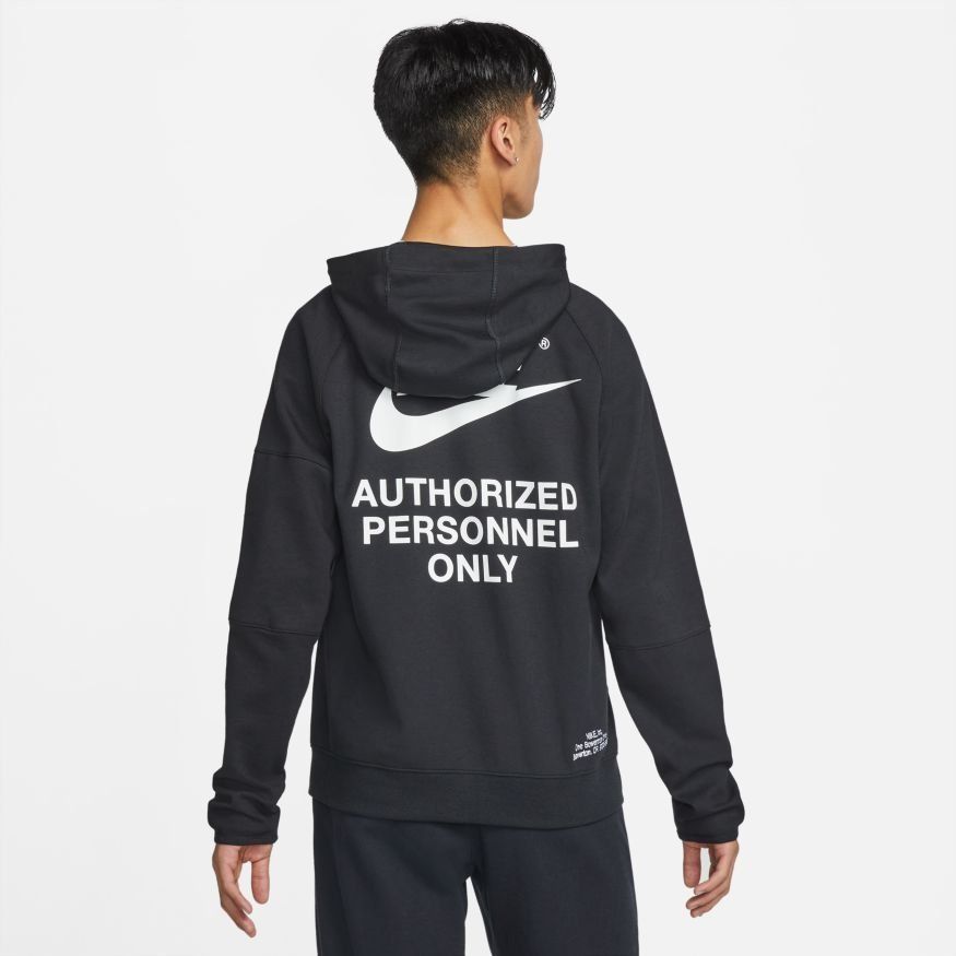 Nike Sweat à Capuche NSW Tech Fleece - Noir/Blanc
