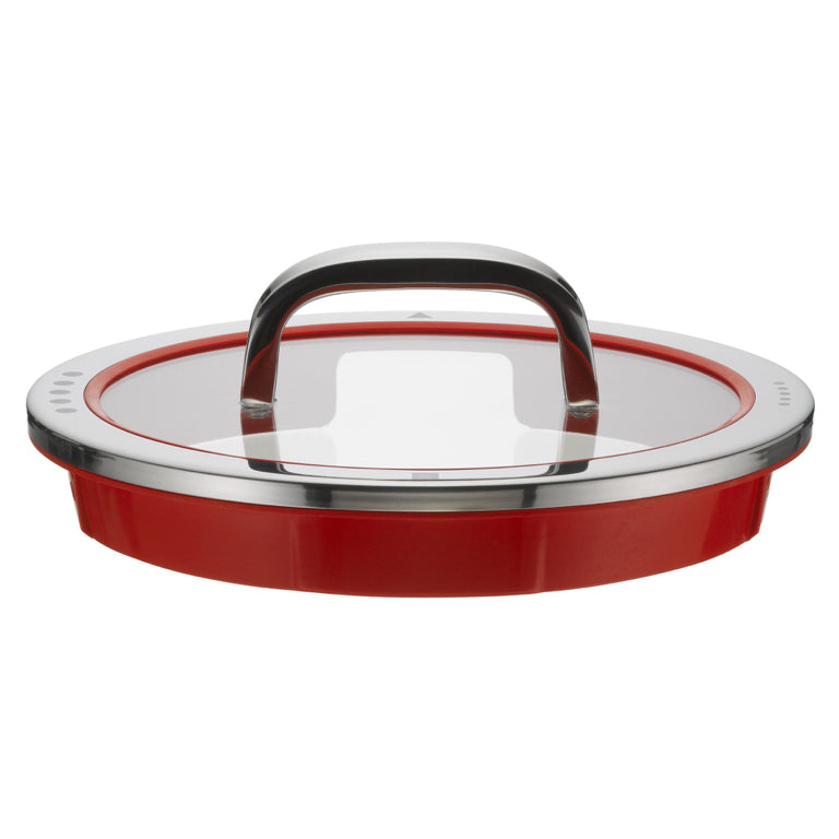 WMF Function 4 Kookpan hoog met deksel - Ã160mm - Rood