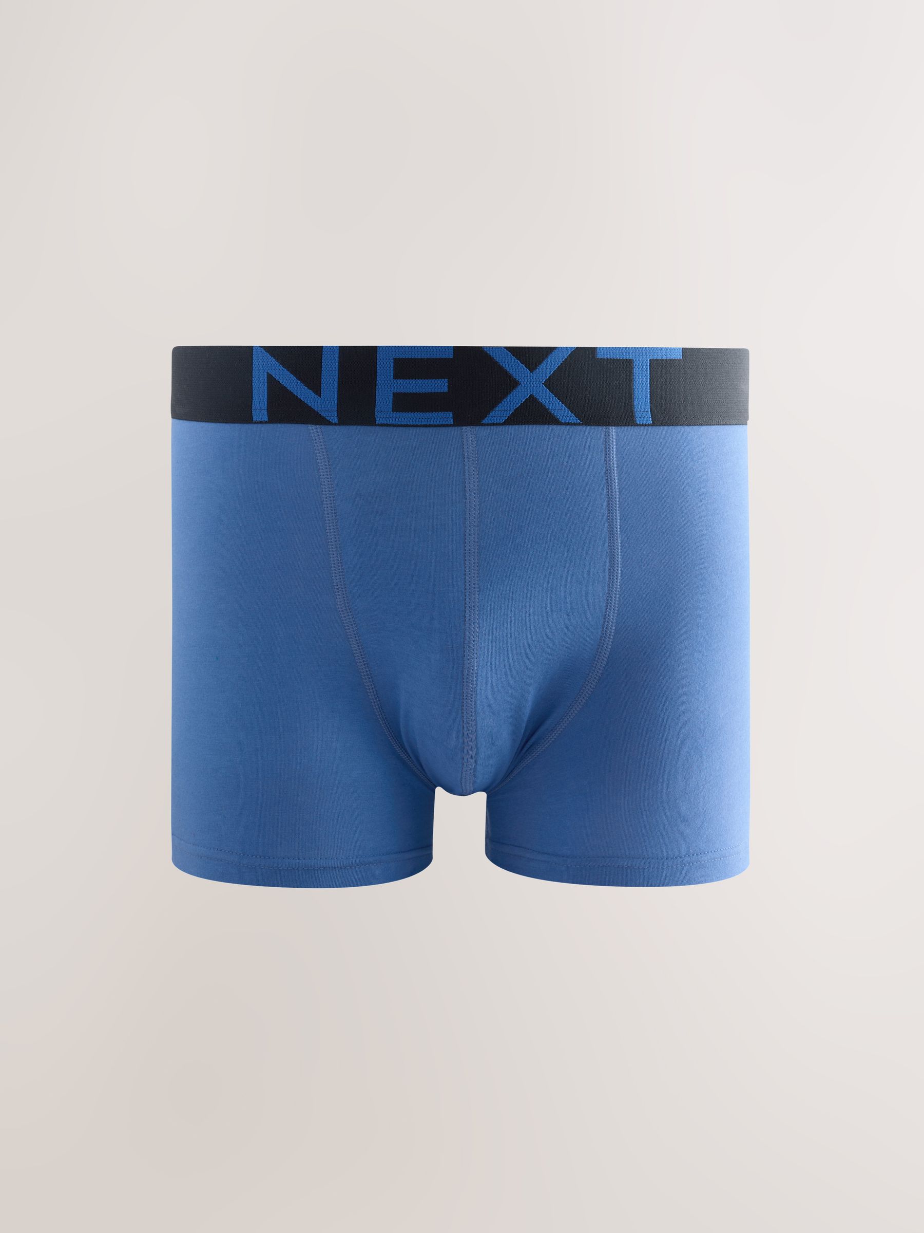 Zwart met felgekleurde taillebanden - Verpakking van 8 - Katoenrijke trunk boxers