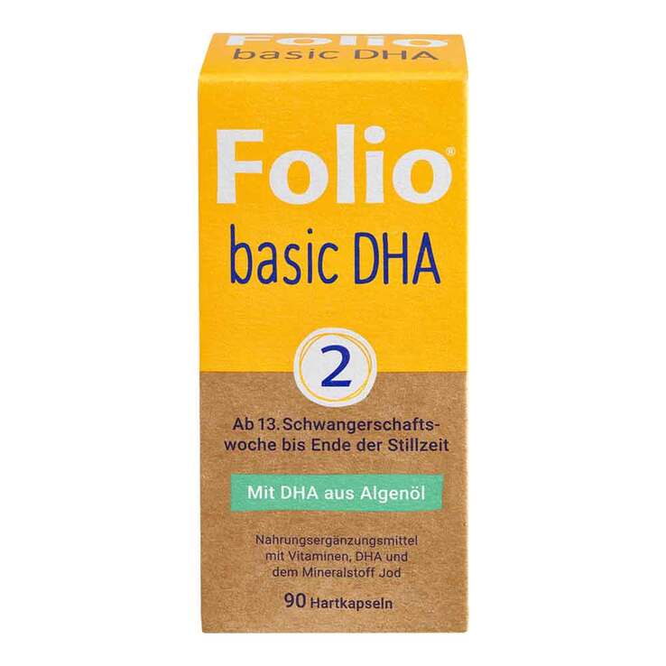 Folio 2 basic DHA Hartkapseln, 90 St