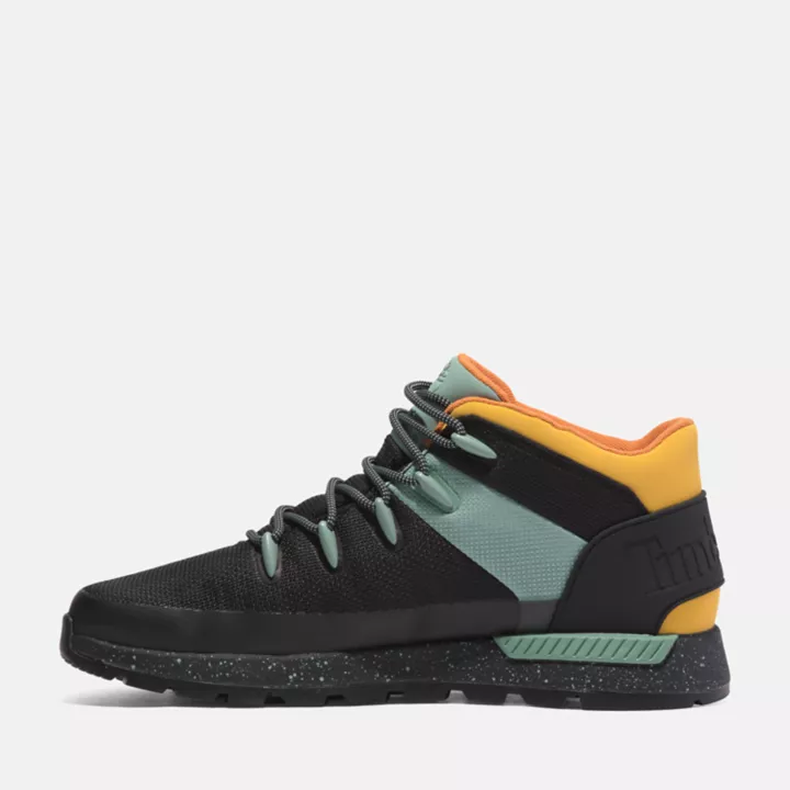 Bottine mi-haute Sprint Trekker imperémable pour homme en noir