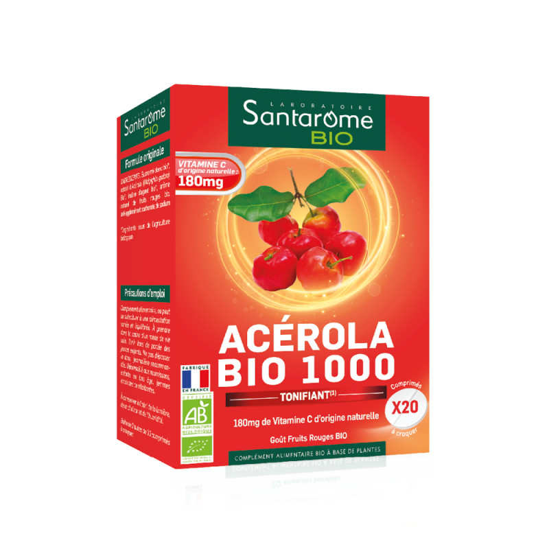 Acérola bio 1000mg - comprimés à croquer