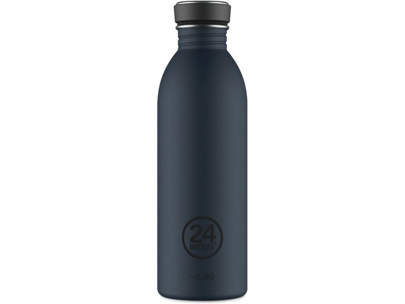 24Bottles Trinkflasche Urban 500 ml, Navy Blue Trinkflasche aus rostfreiem Edelstahl