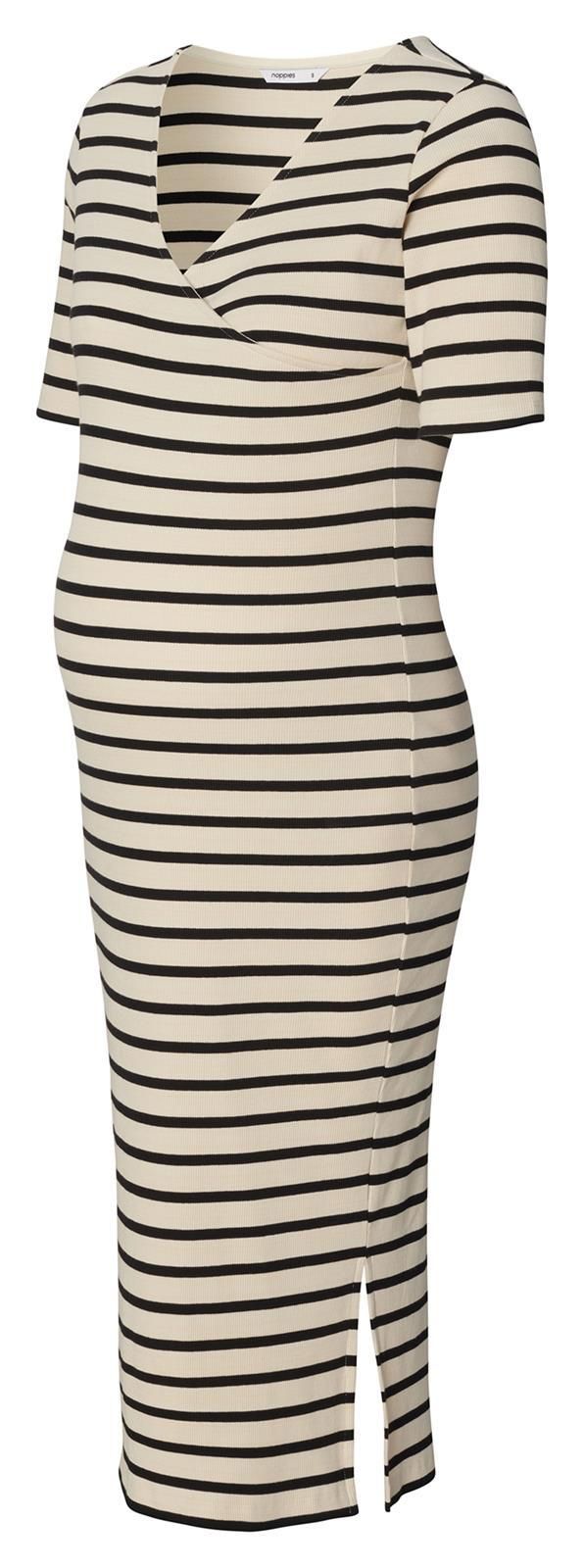 Noppies Maternity Jurk met voedingsfunctie Soiree - Cream Stripe