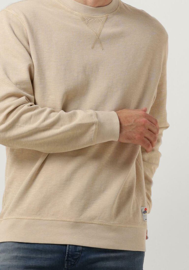 SCOTCH & SODA beige scotch & soda sweater garment-dyed structured sweatshirt