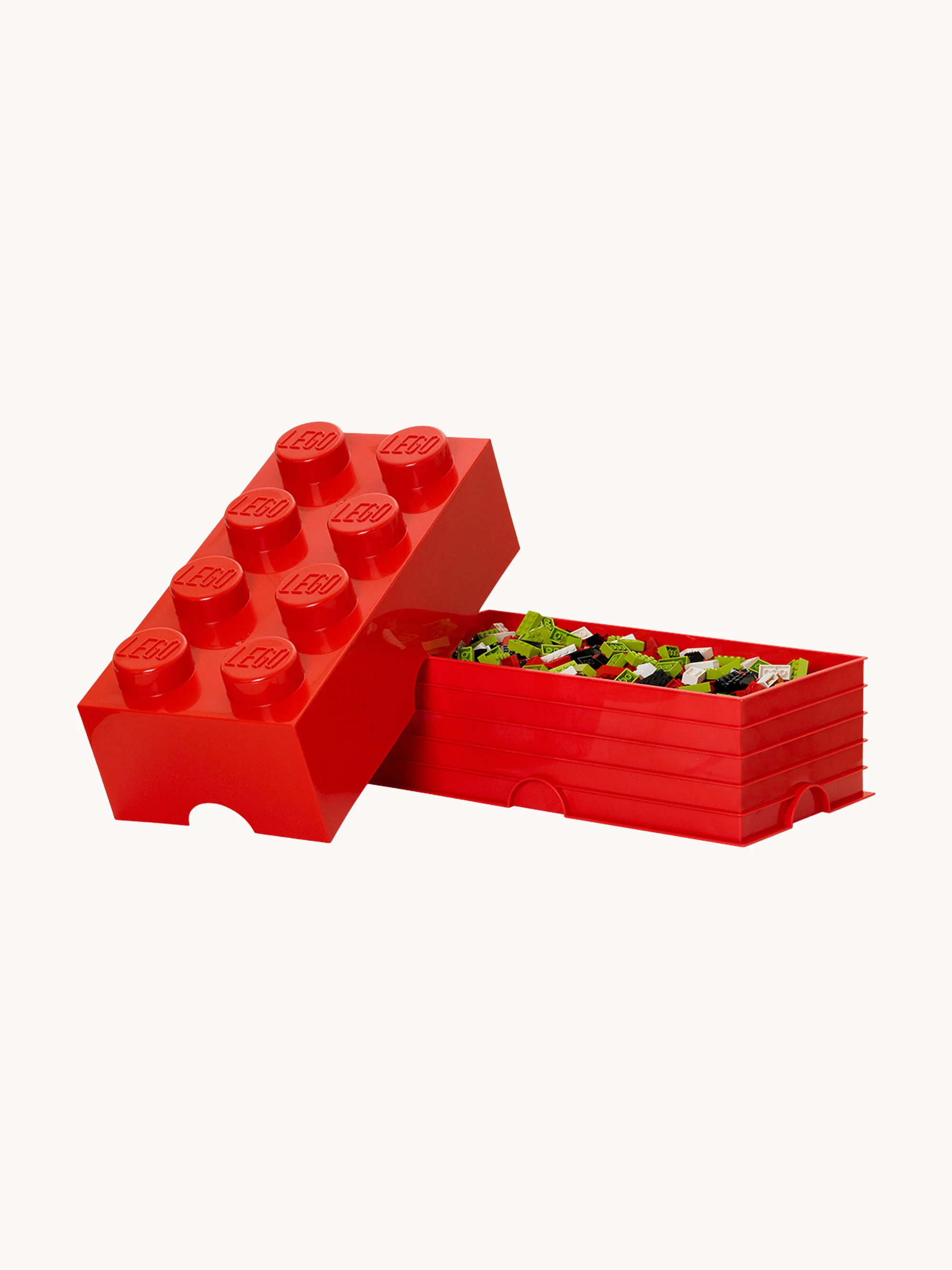 Kinderen LEGO® opbergdoos Brick met 8 knoppen