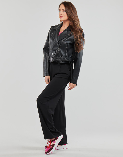 Only - ONLLOUIE FAUX LEAHTER BIKER OTW - Noir