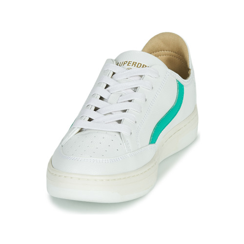 Superdry - BASKET LUX LOW TRAINER - Blanc