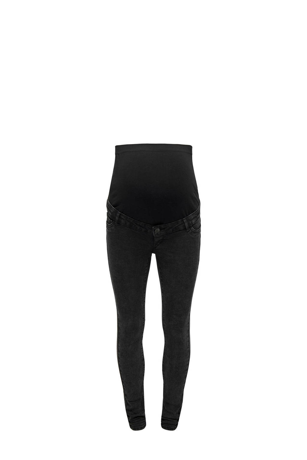 ONLY MATERNITY high waist skinny zwangerschapsjeans OLMROSE washed black